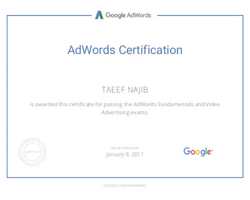 Google AdWords Certification