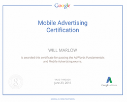 Google Mobile Advertising Certification